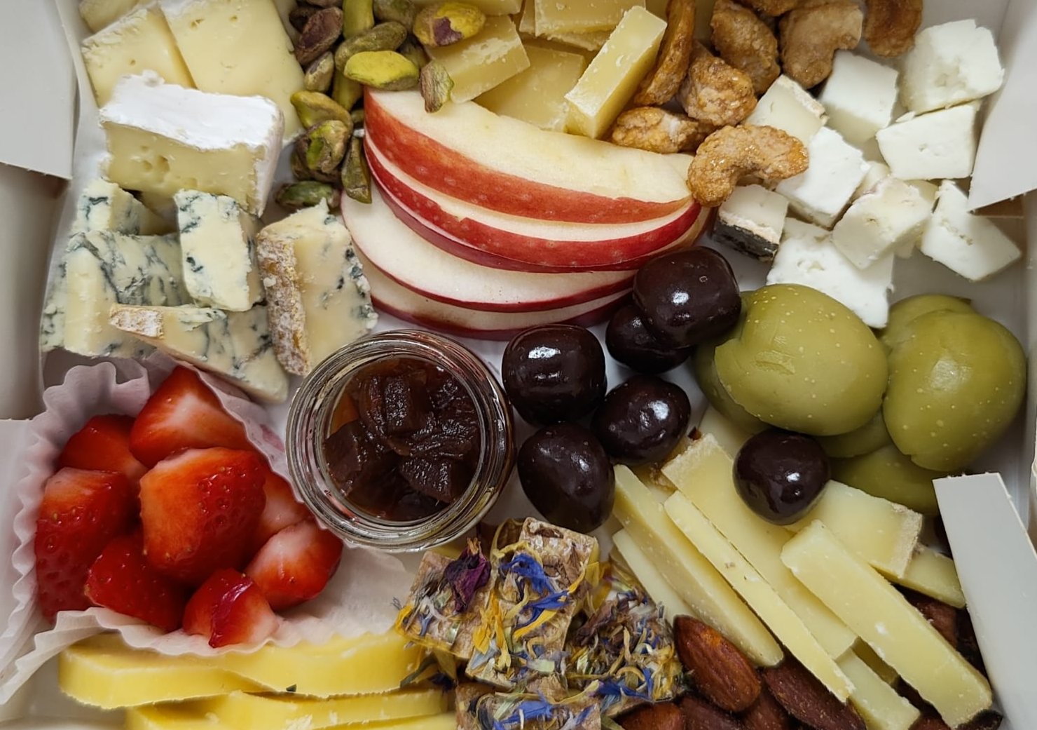An example of our small cheese selection for two